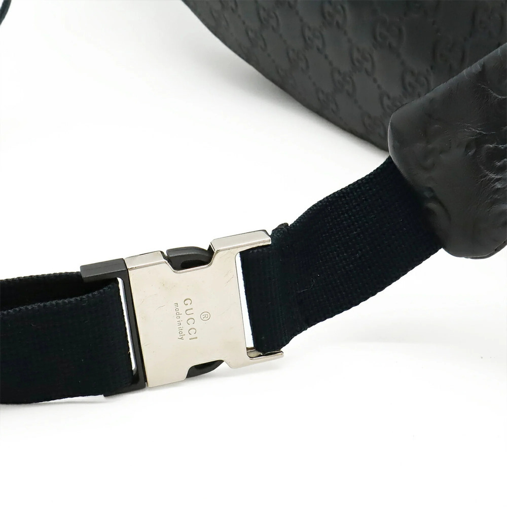 GUCCI Black Leather Pouch - Picture 5 of 9